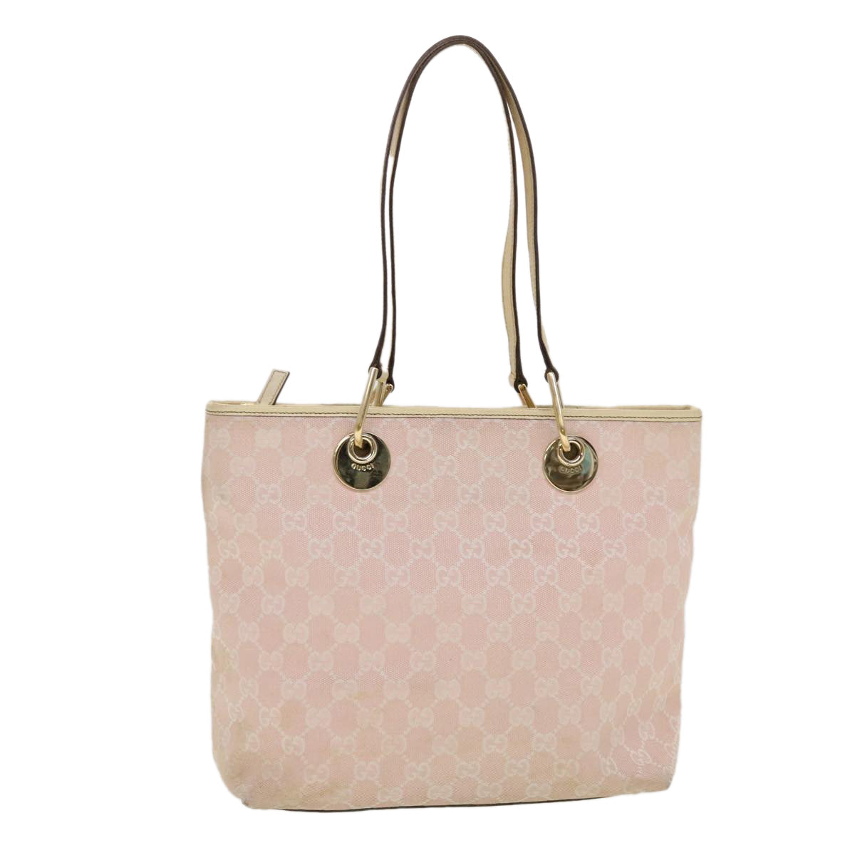 GUCCI GG Canvas Tote Bag Pink 139552  44265