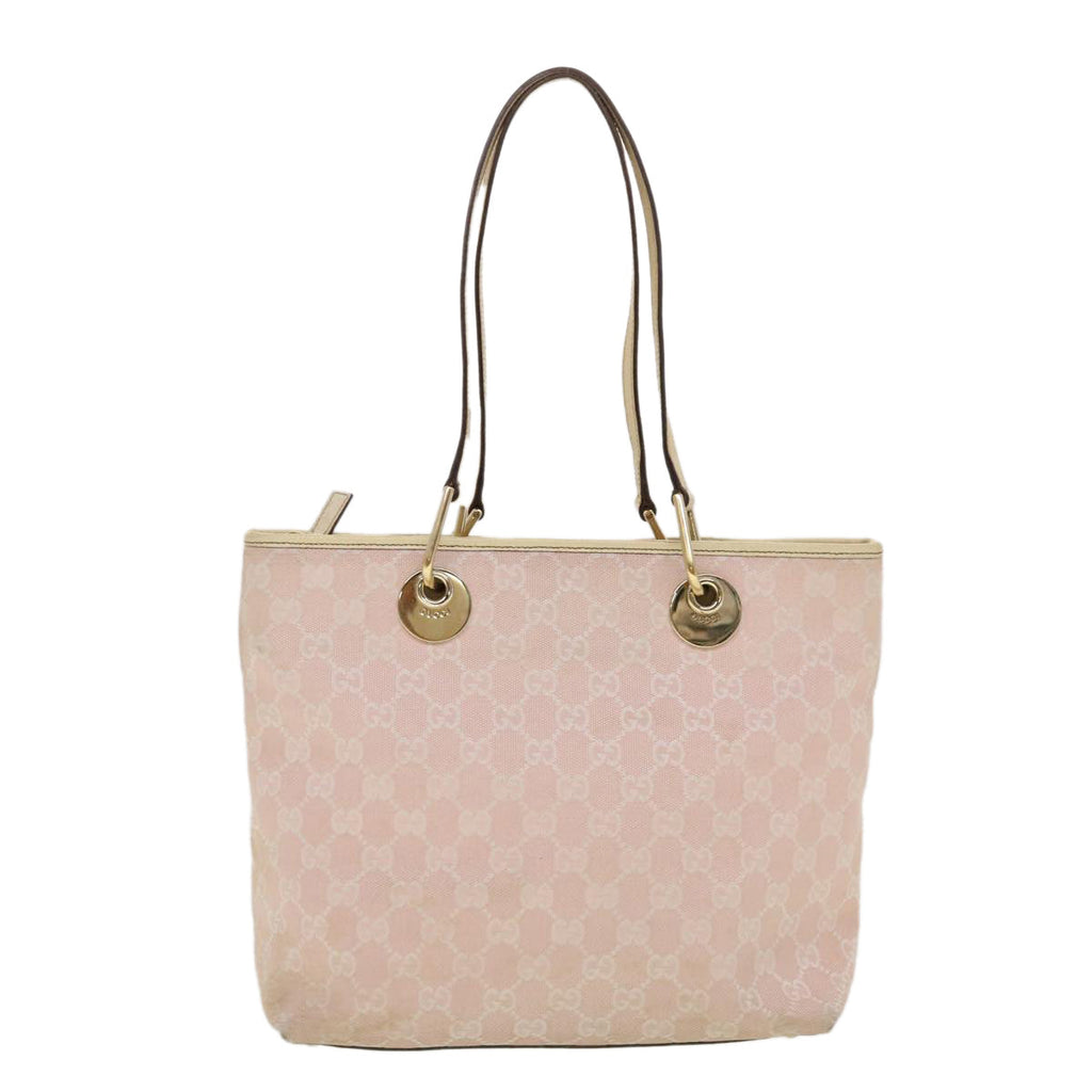 GUCCI GG Canvas Tote Bag Pink 139552  44265