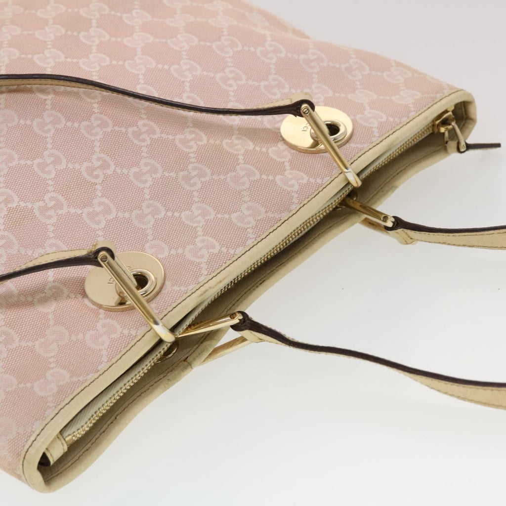 GUCCI GG Canvas Tote Bag Pink 139552  44265