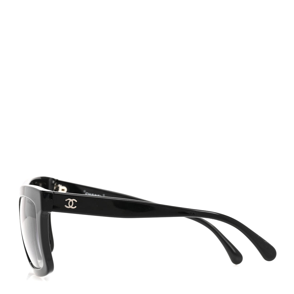 Acetate Oversized Square Sunglasses 71042 Black