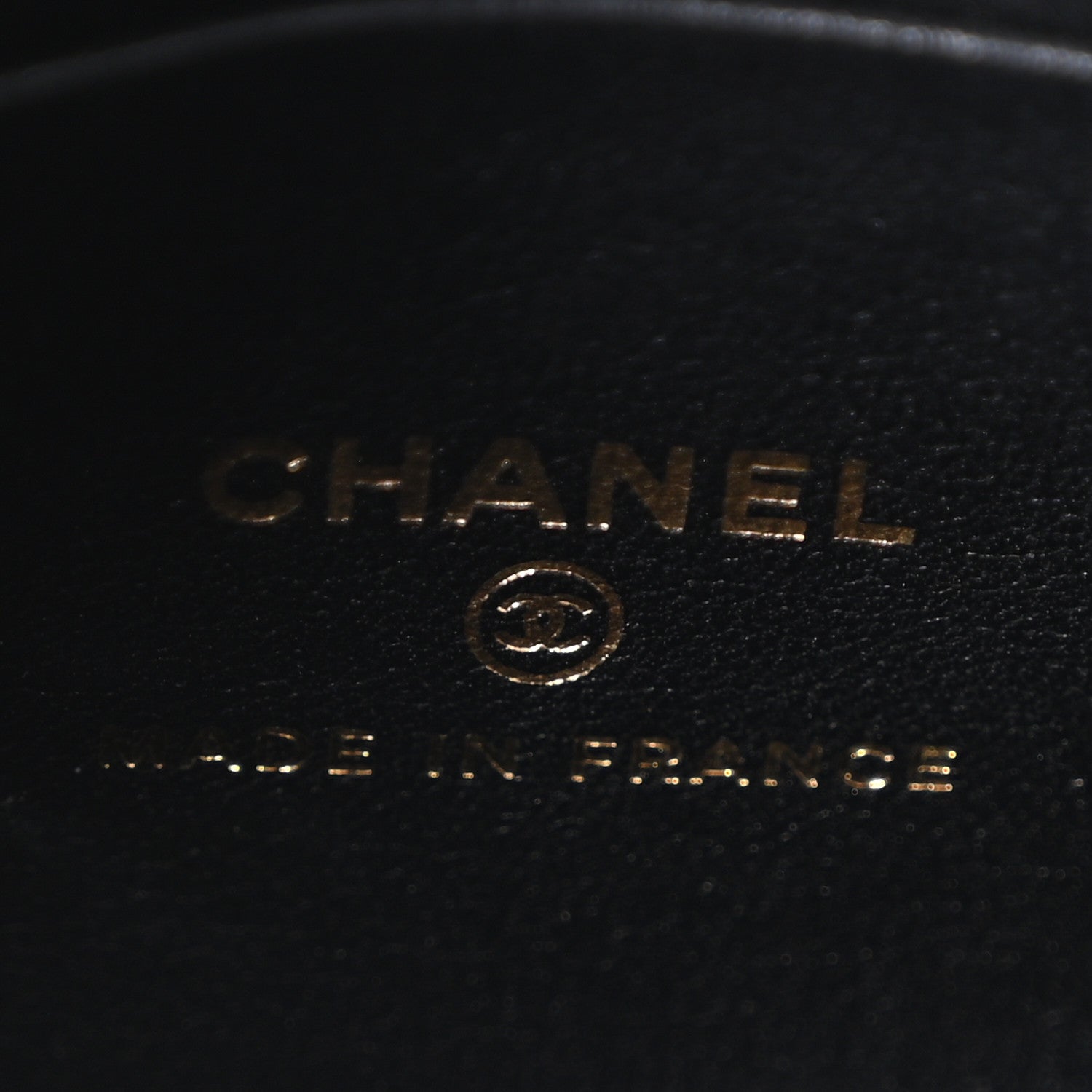 Chanel Lambskin Quilted Top Handle Flap Clutch With Chain Black