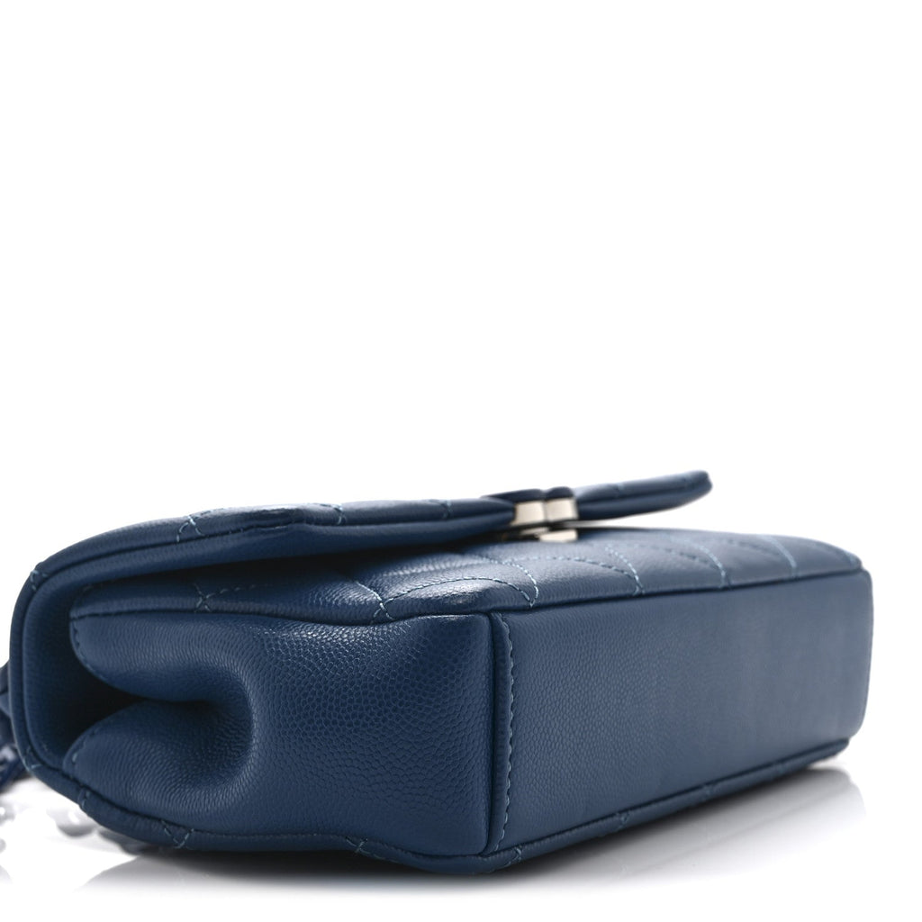 Chanel Caviar Quilted My Everything Small Flap Blue