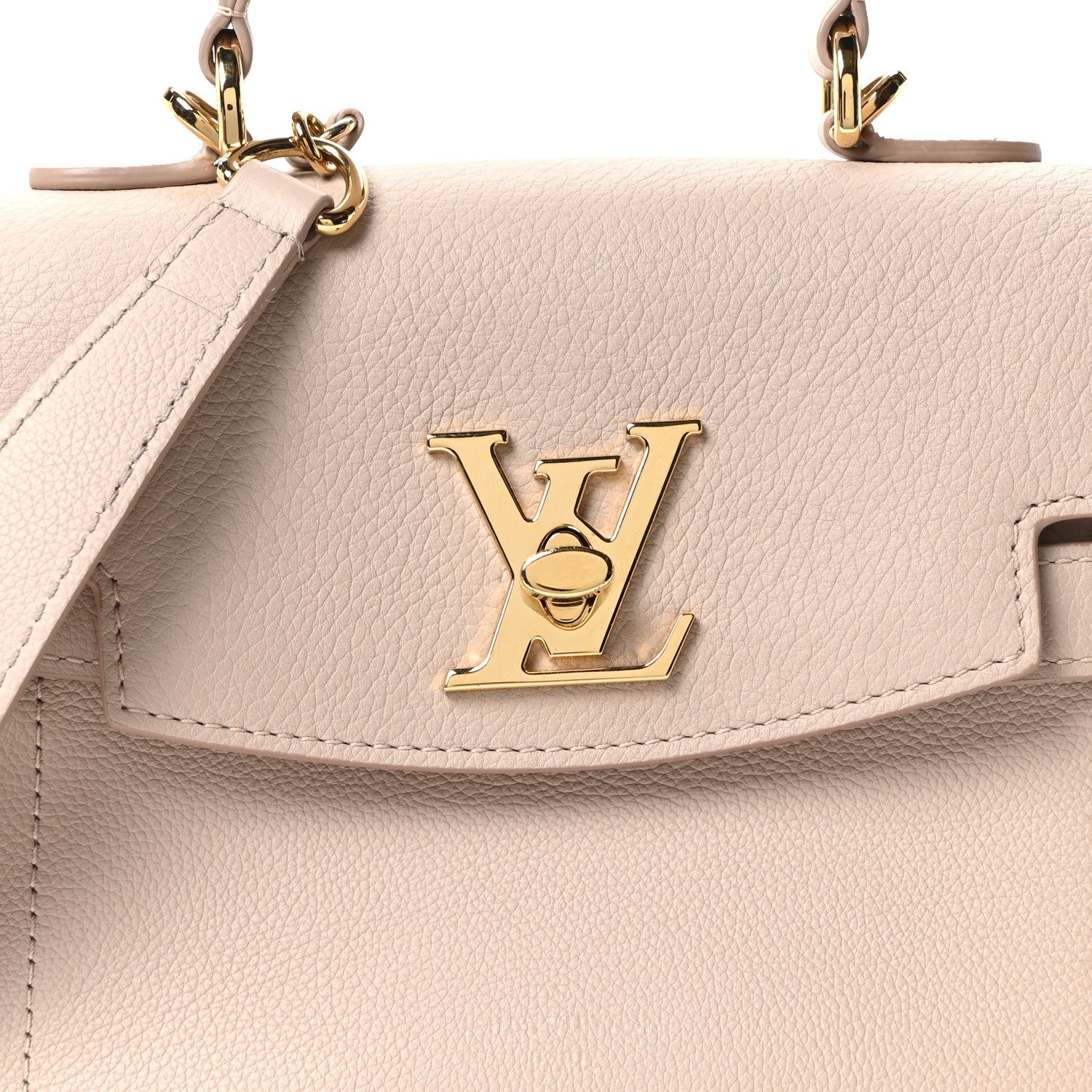 Louis Vuitton Soft Calfskin Mini Lockme Ever Greige