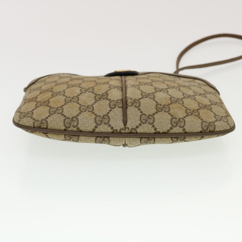 GUCCI GG Canvas Web Sherry Line Shoulder Bag Beige Red 904.02.047  44304