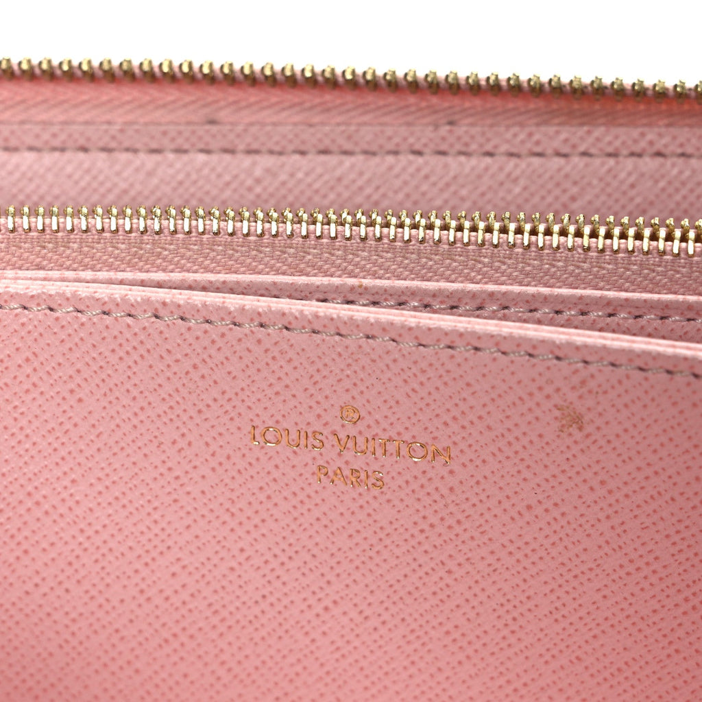 Louis Vuitton Damier Azur Zippy Wallet Rose Ballerine