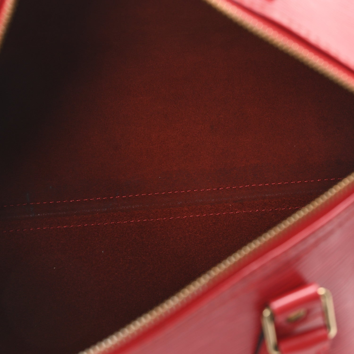 Louis Vuitton Epi Speedy 30 Castillan Red