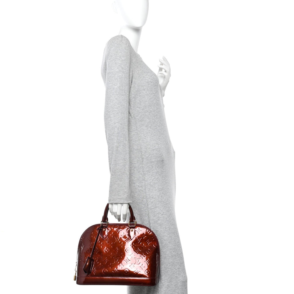 Louis Vuitton Vernis Alma PM Rouge Fauviste