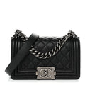 Chanel Caviar Quilted Small Boy Flap Black