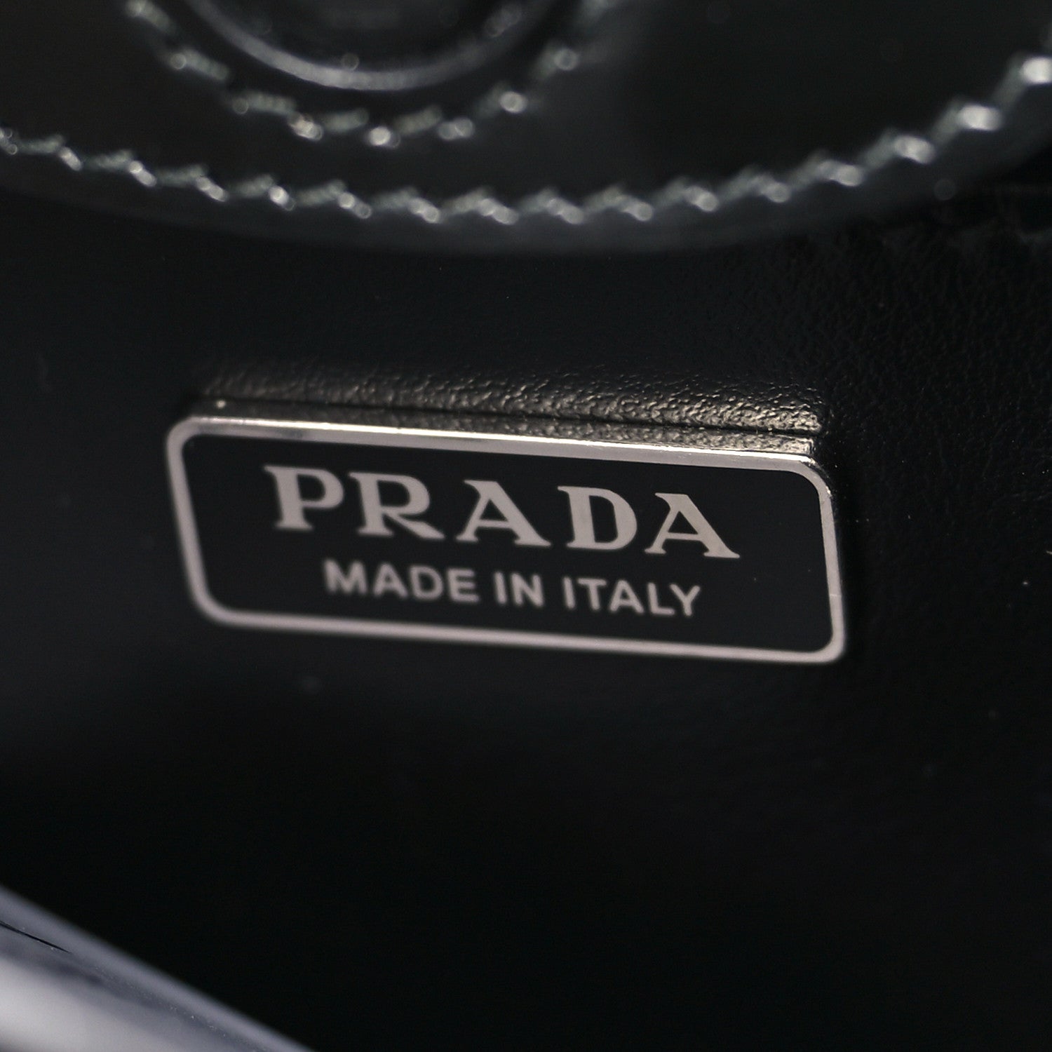 Prada Spazzolato Large Cleo Adjustable Strap Shoulder Bag Black