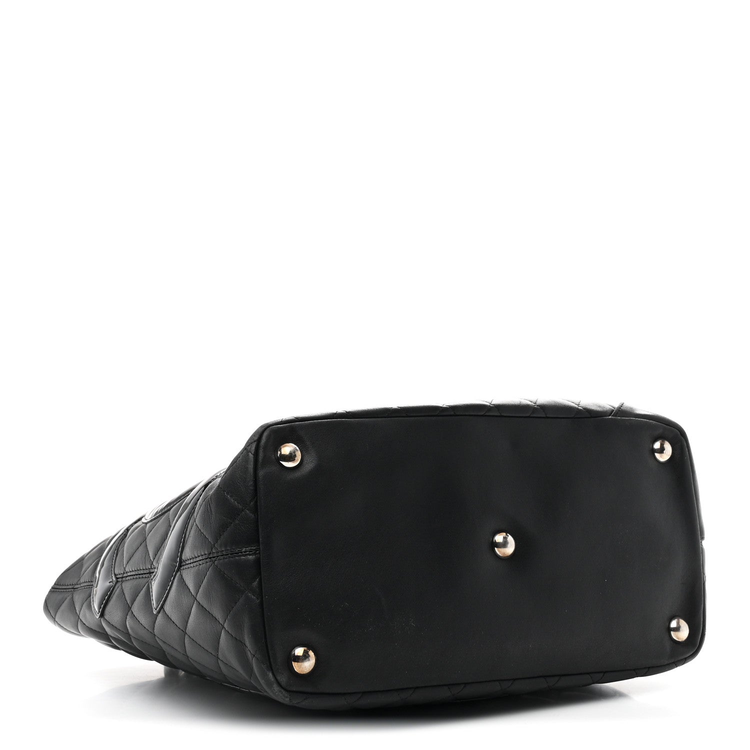 Chanel Calfskin Quilted Large Cambon Tote Black