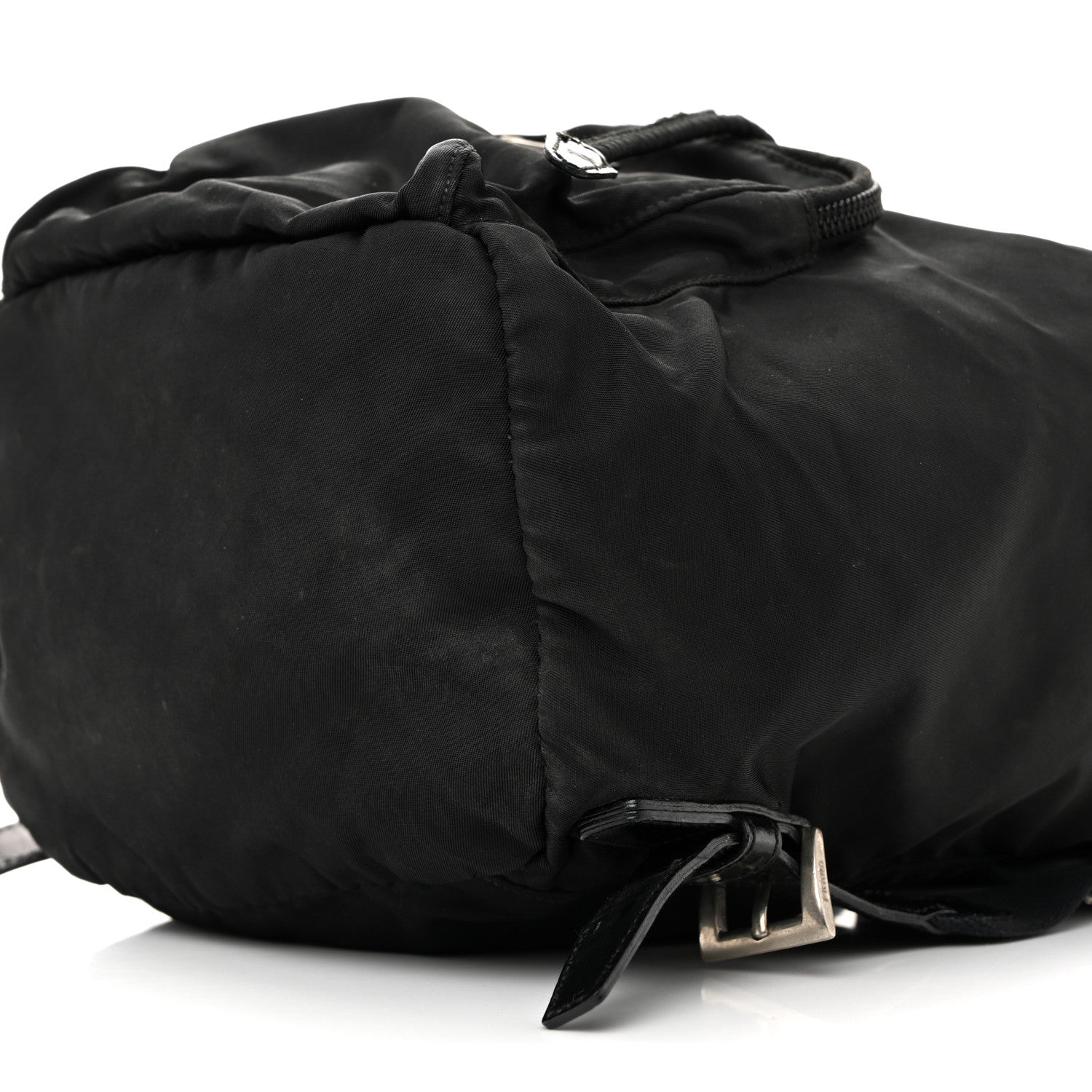 Prada Nylon Vela Mini Cinch Backpack Black