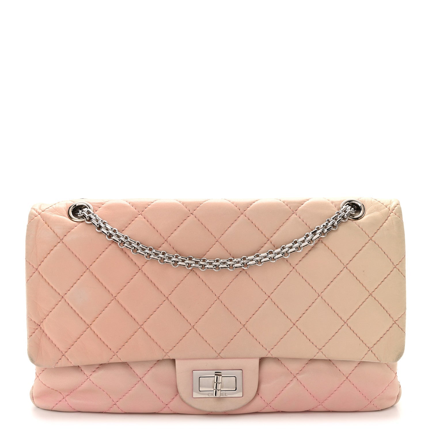 Chanel Lambskin Degrade Quilted 2.55 Reissue 227 Flap Light Pink