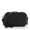 Gucci Pebbled Calfskin Small Soho Disco Bag Black