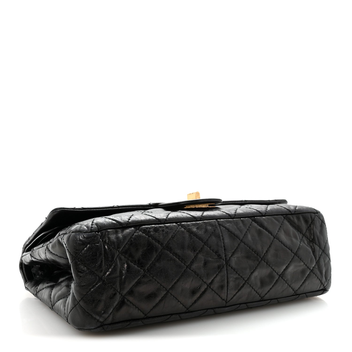 Chanel Aged Calfskin Quilted 2.55 Reissue 227 Flap Black