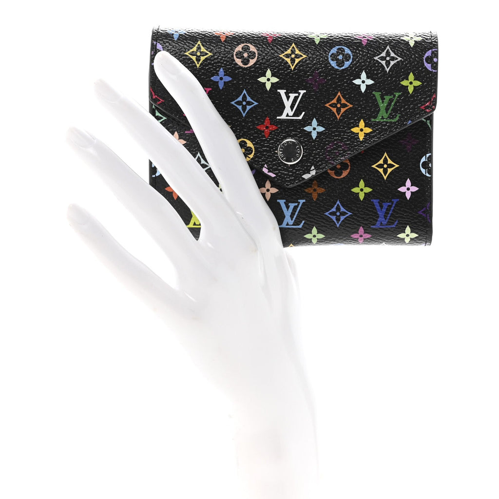 Louis Vuitton LV x TM Monogram Multicolor Victorine Wallet Black