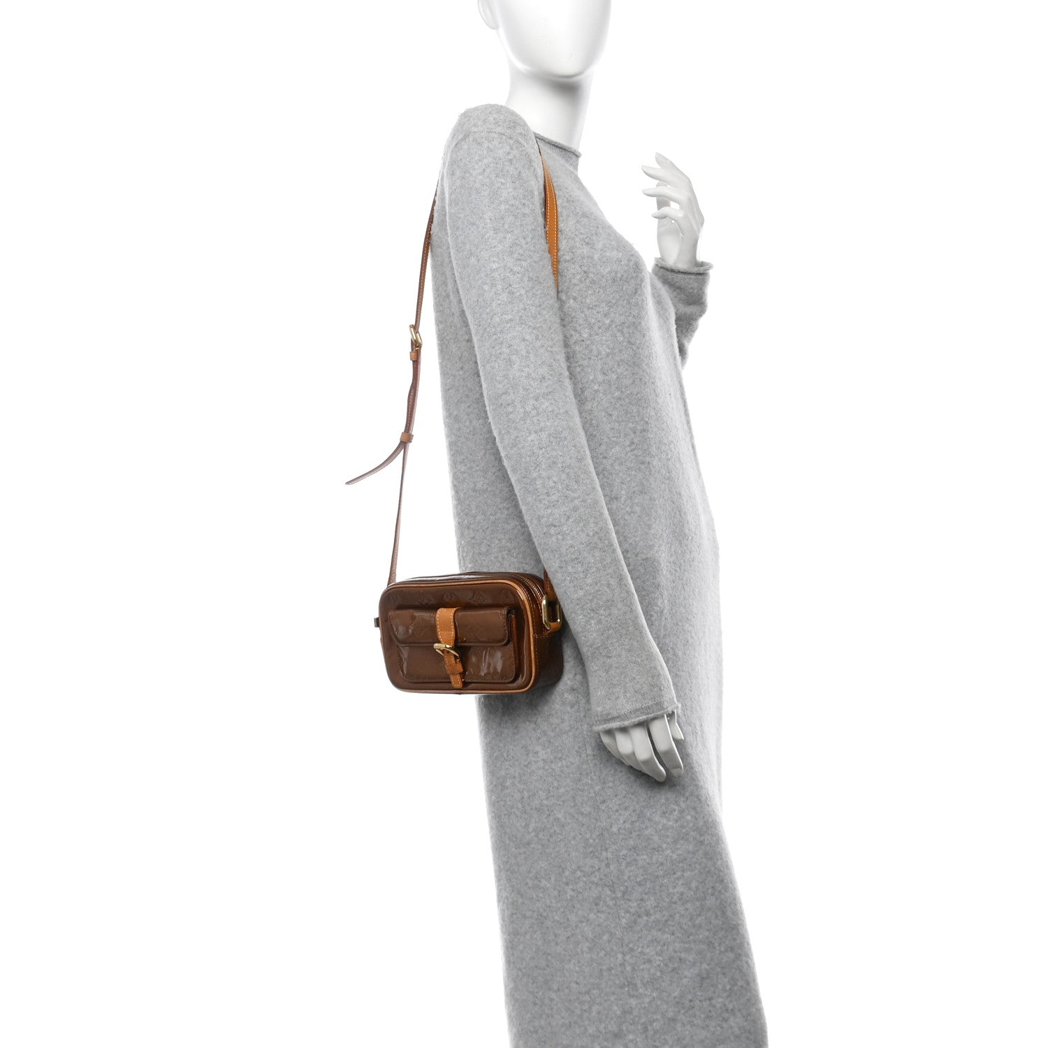 Louis Vuitton Vernis Christie MM Bronze