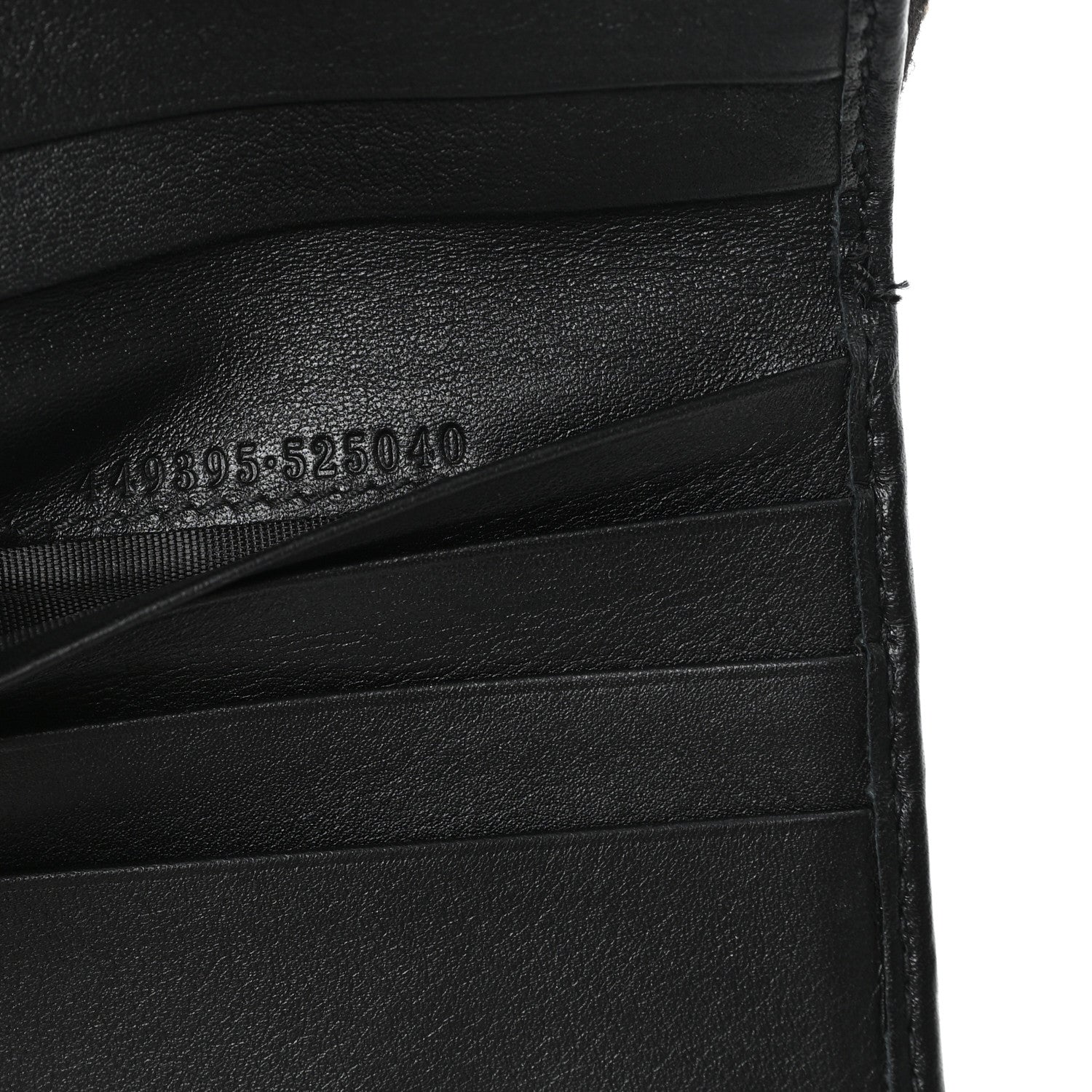 Gucci Microguccissima Compact Wallet Black