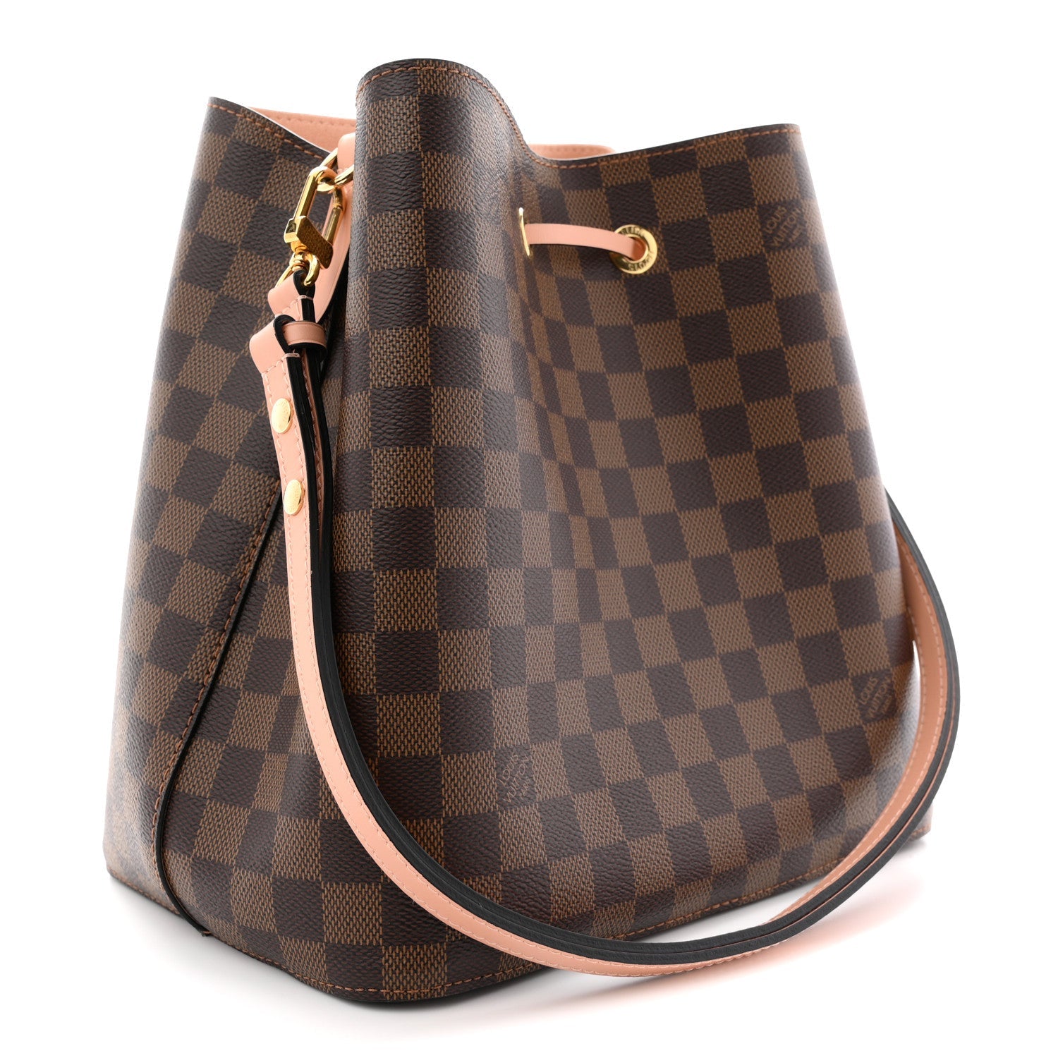 Louis Vuitton Damier Ebene Neonoe MM Venus Pink