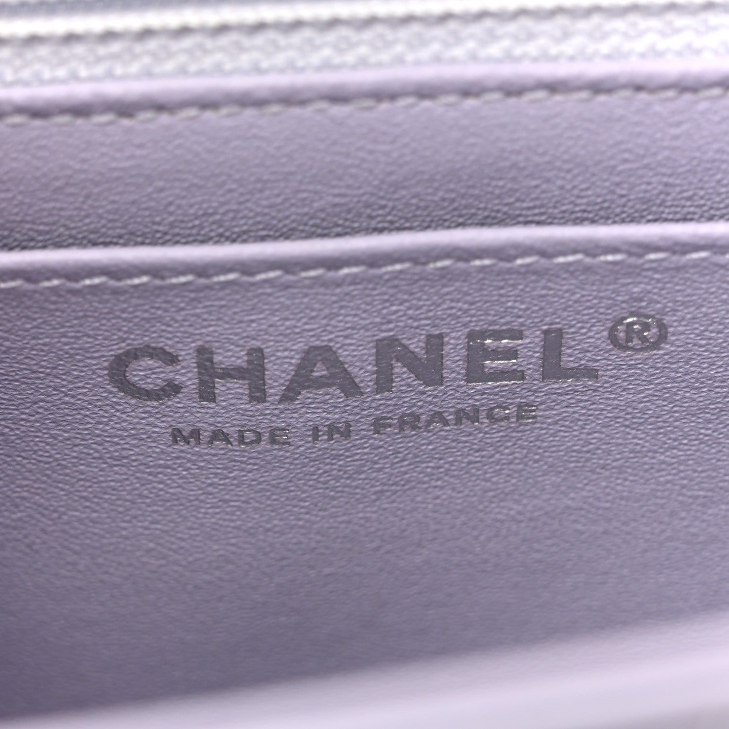 Chanel Aged Calfskin Chevron Quilted 2.55 Reissue Mini Flap Light Purple