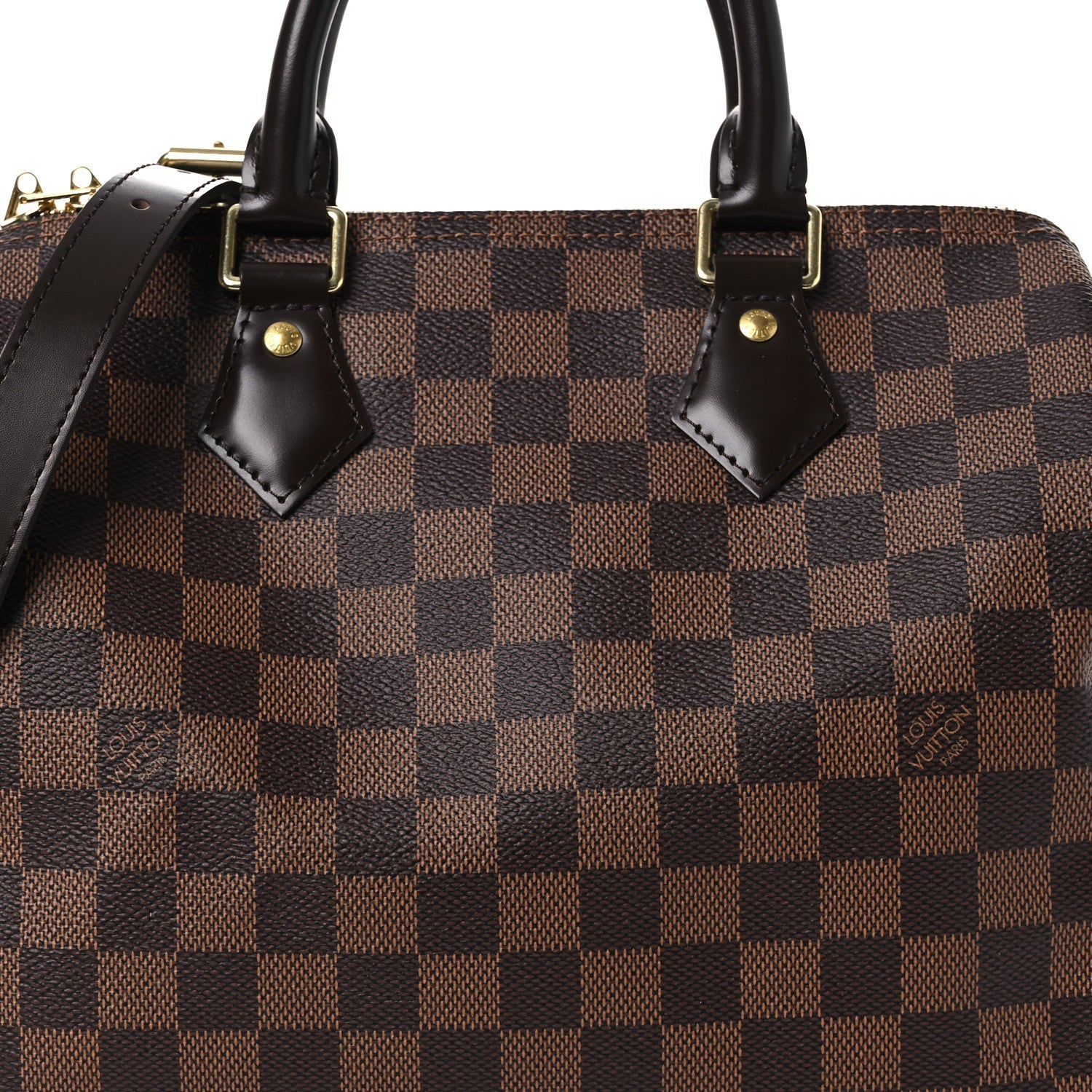 Louis Vuitton Damier Ebene Speedy Bandouliere 25
