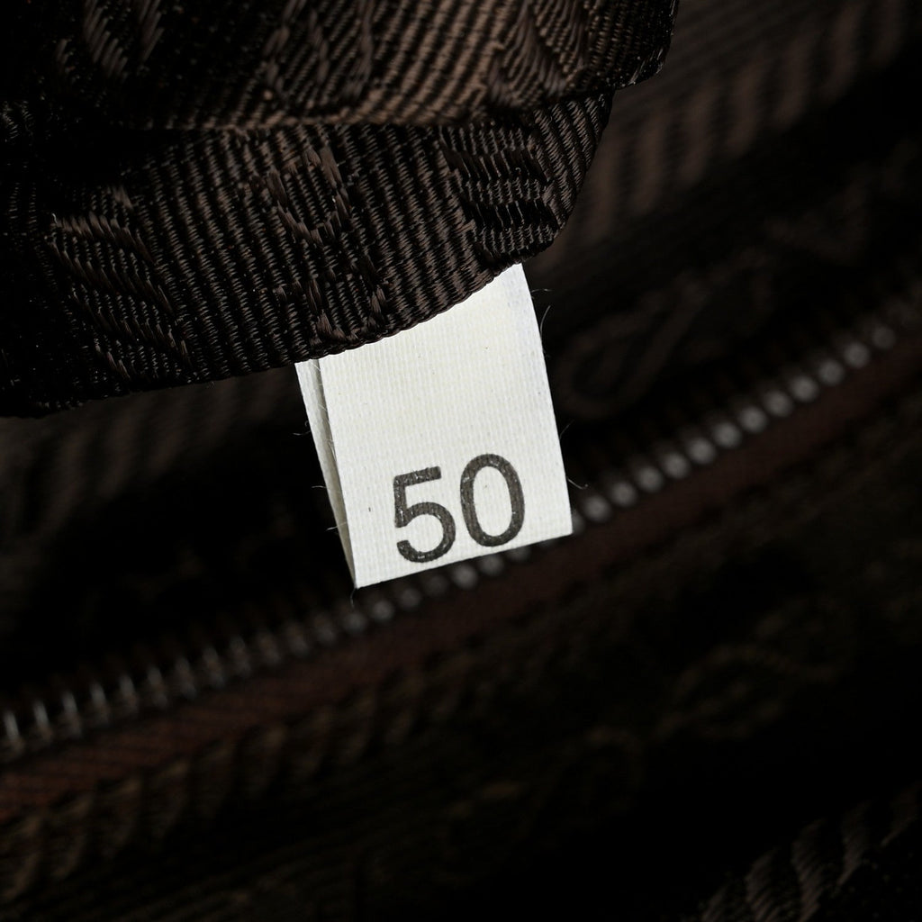 Prada Nylon Tessuto Impuntu Quilted Shoulder Bag Corinto