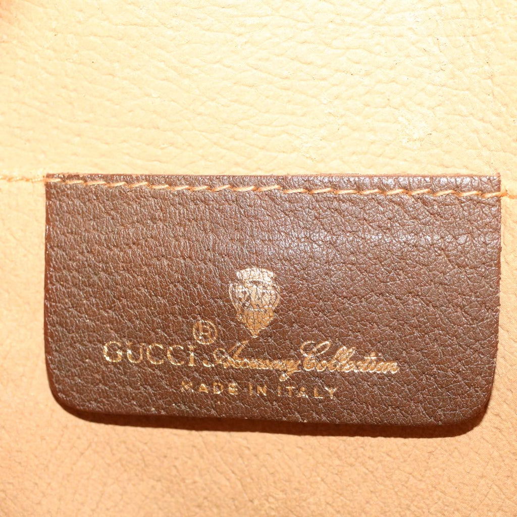GUCCI GG Canvas Web Sherry Line Clutch Bag Beige Red Green 156.01.030  44751