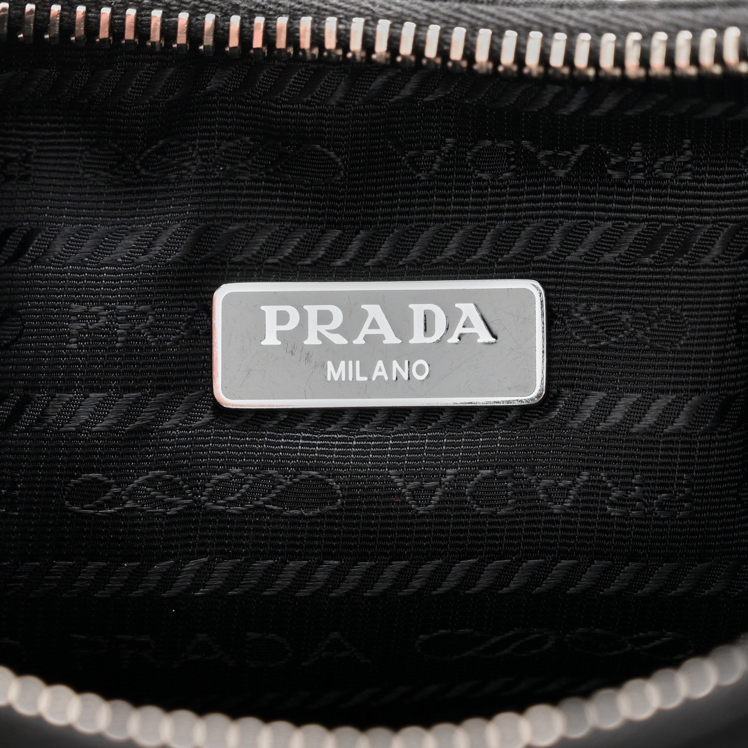 Prada Tessuto Nylon Saffiano Mini Re-Edition 2005 Bag Black