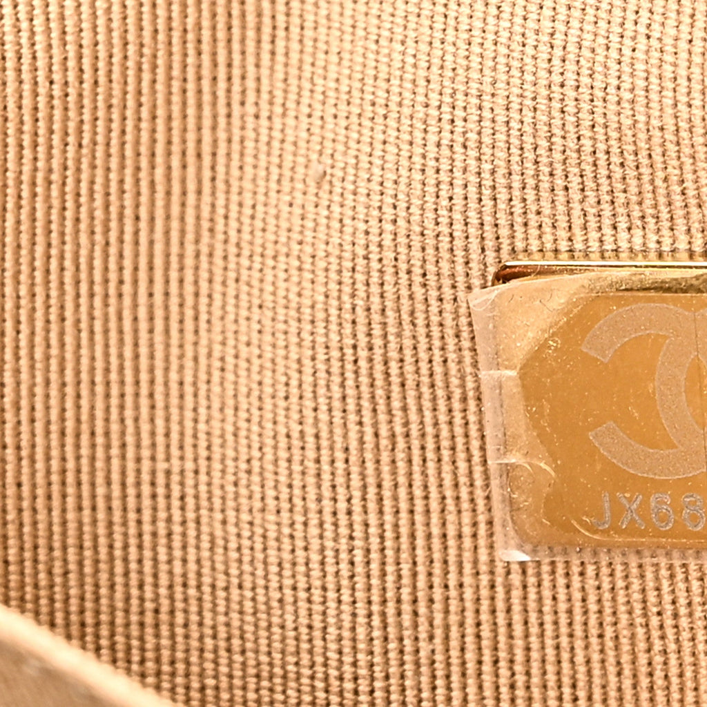 Chanel Caviar Quilted Large Shopping Tote Dark Beige