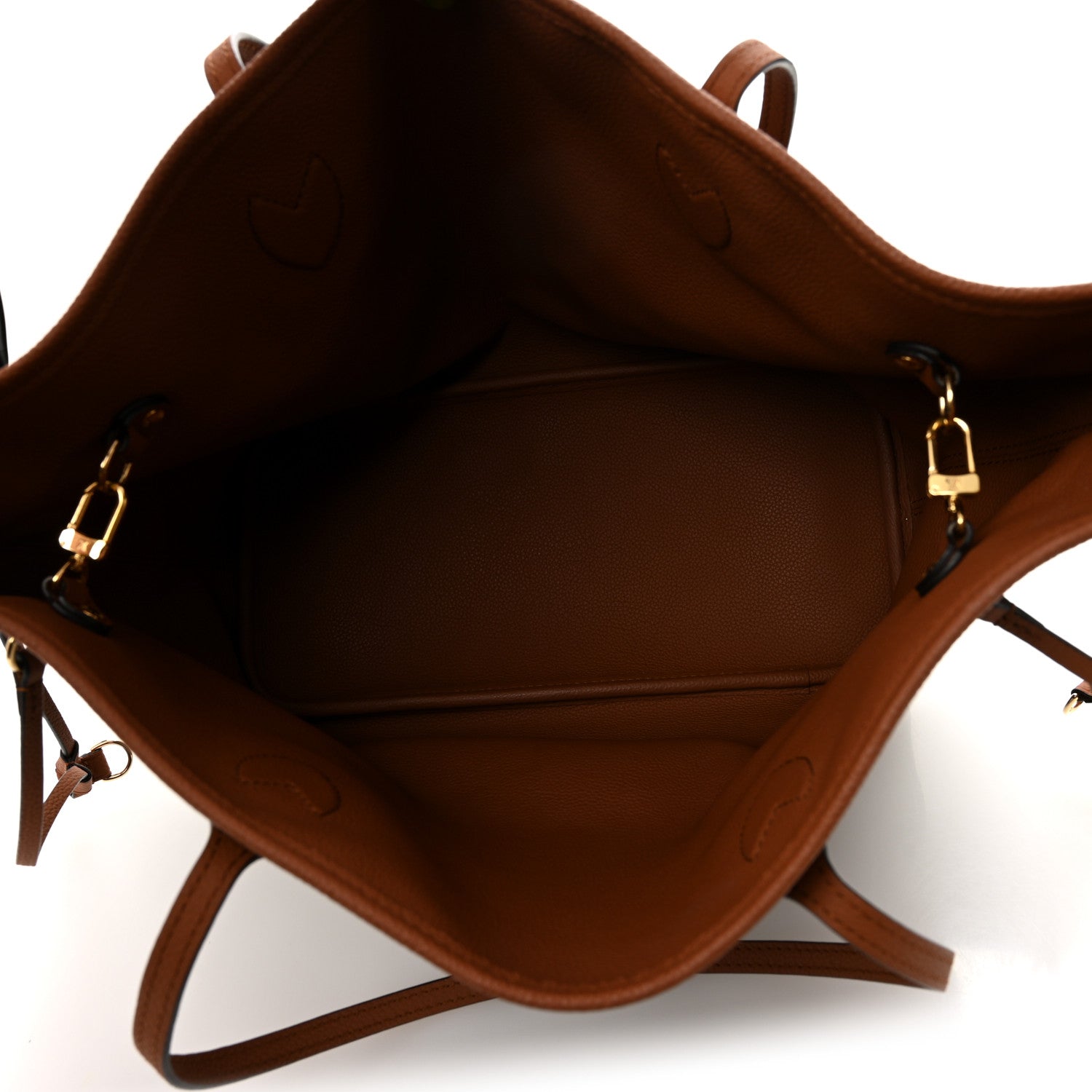 Louis Vuitton Monogram Calfskin Neo Neverfull Inside Out MM Tan