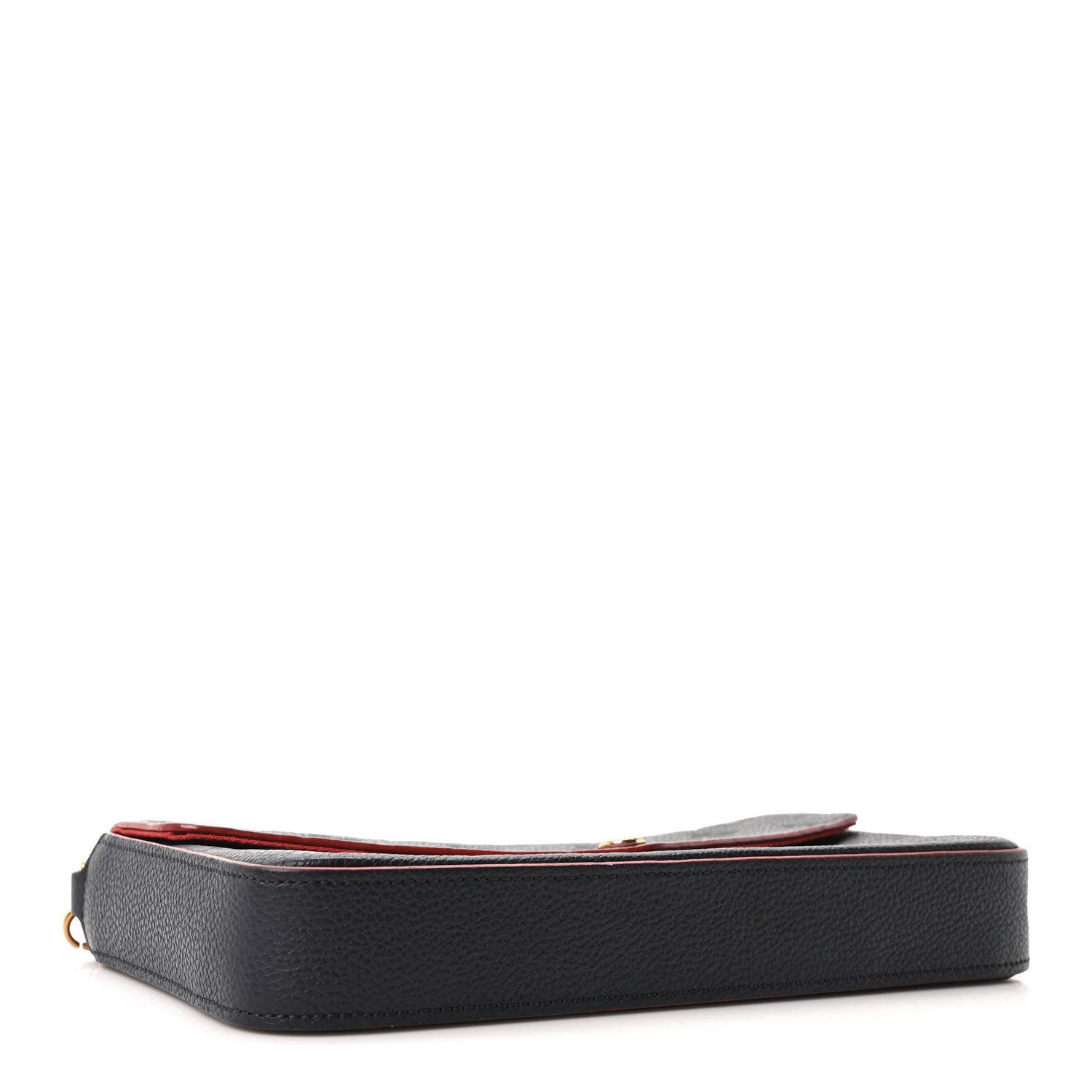 Louis Vuitton Empreinte Pochette Felicie Chain Wallet Marine Rouge