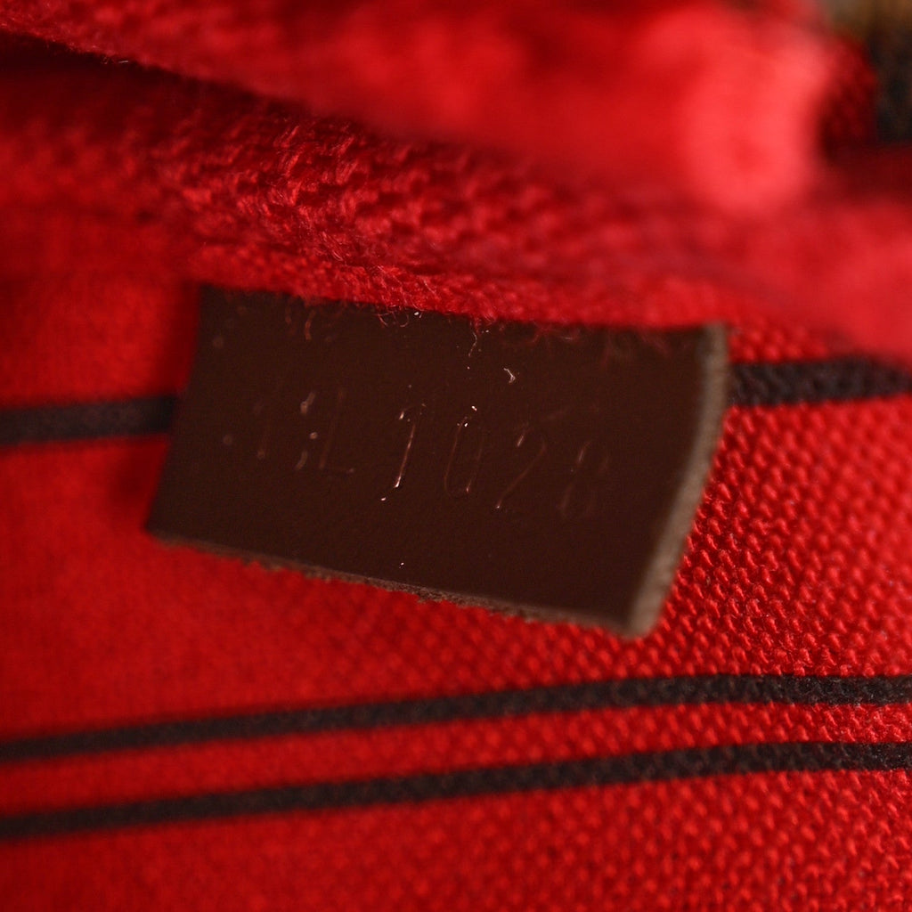 Louis Vuitton Damier Ebene Complice Trunks and Bags Mini Pochette Accessories Red