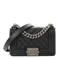 Chanel Caviar Quilted Small Boy Flap Black