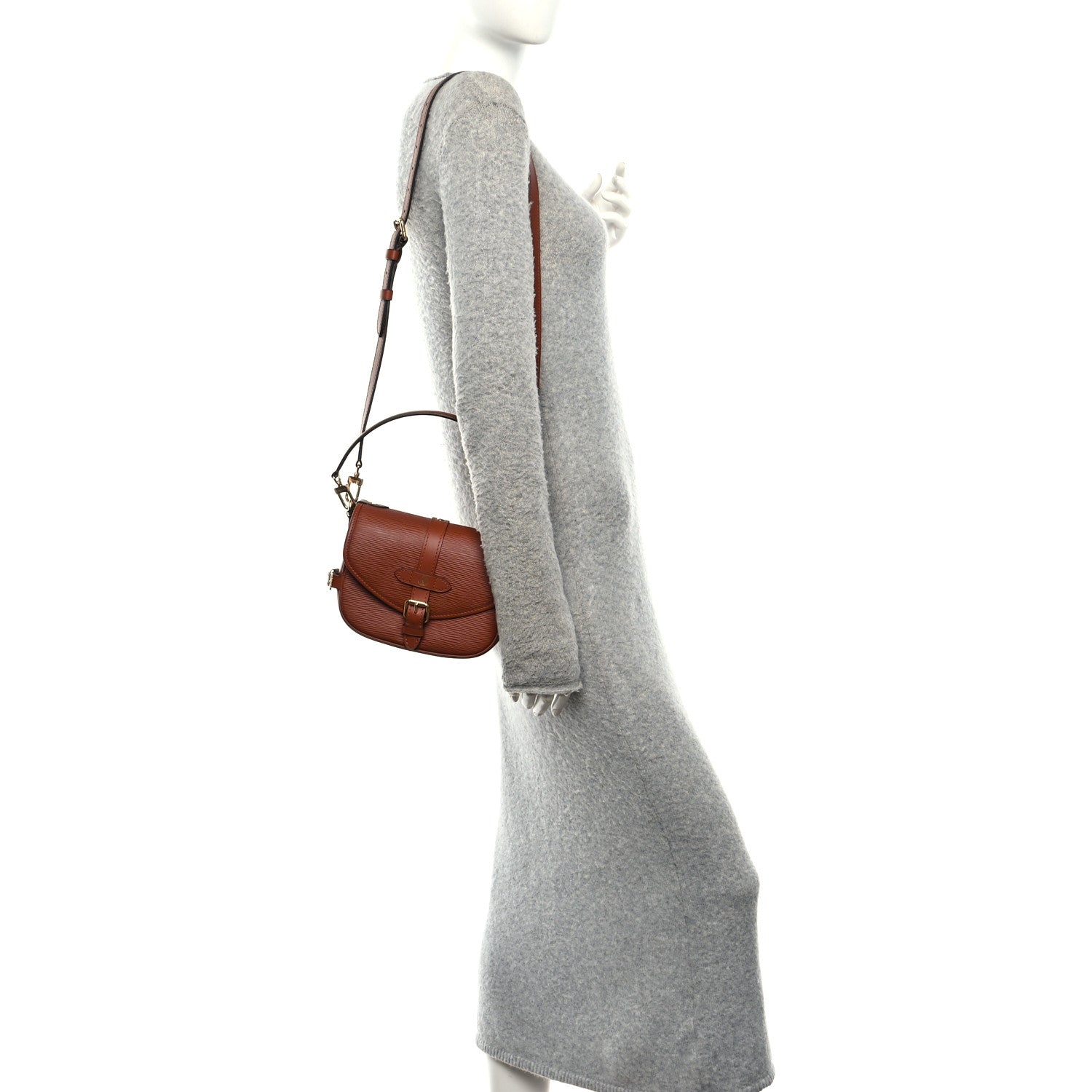 Louis Vuitton Epi Saumur BB Cognac