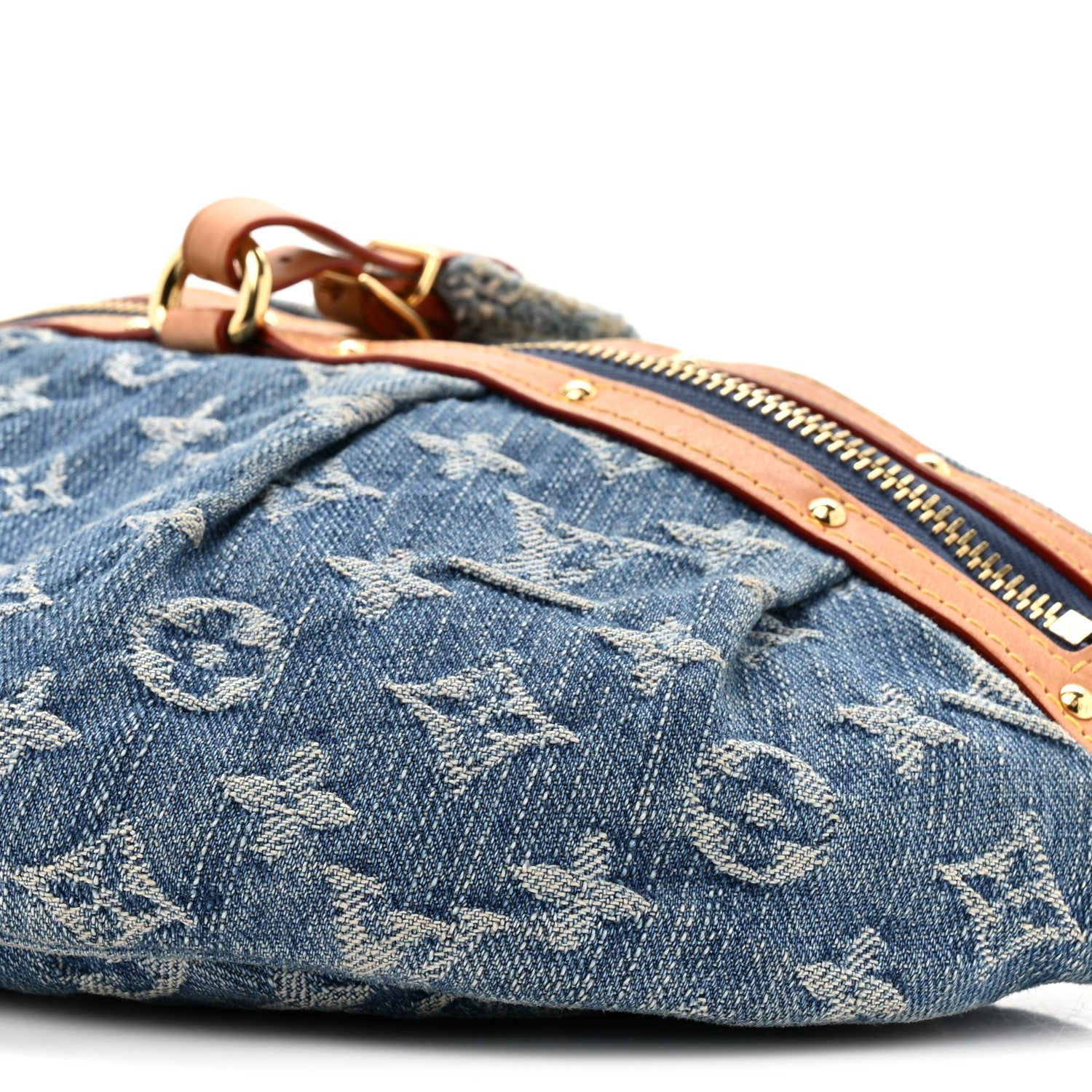 Louis Vuitton Monogram Denim High Rise Bumbag Blue