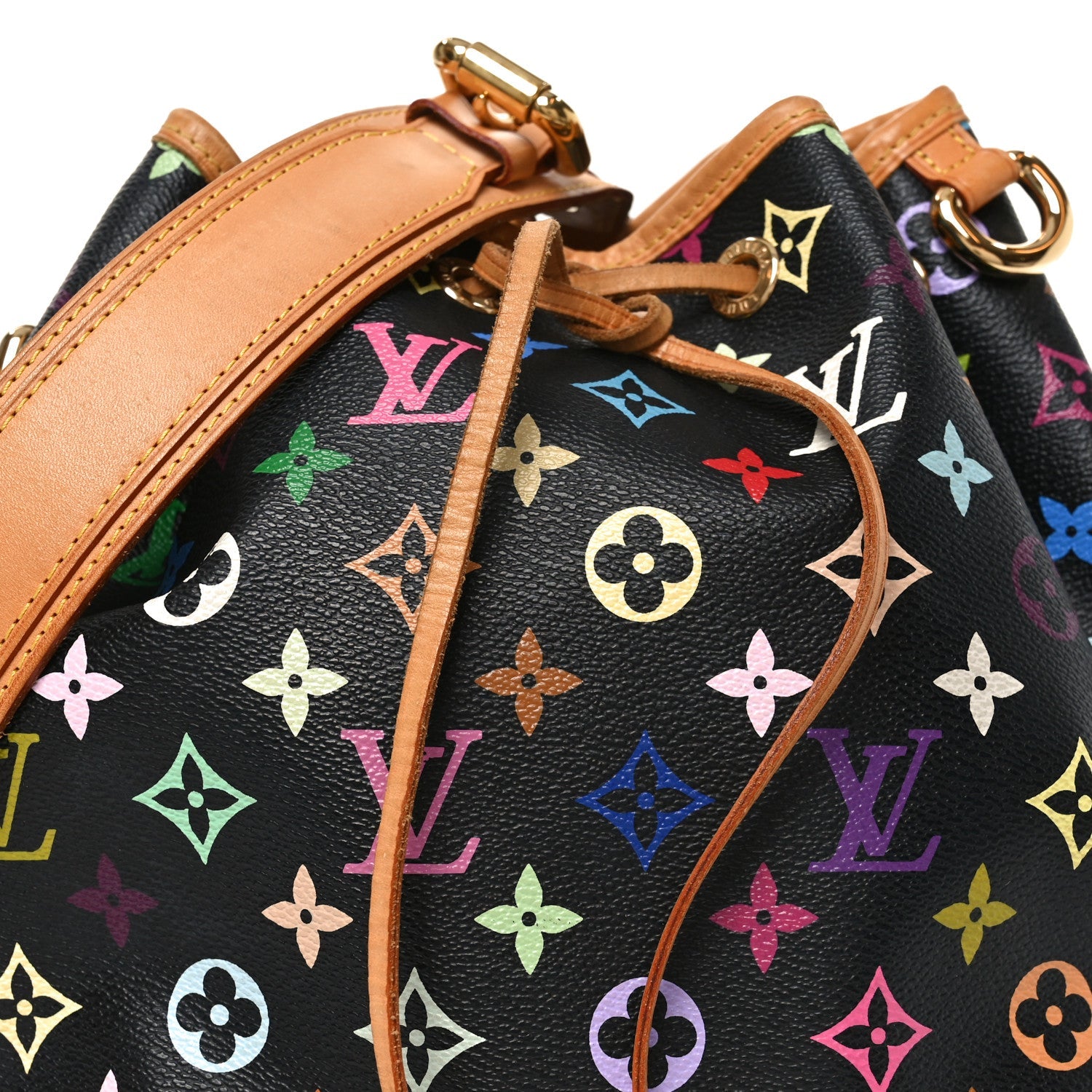 Louis Vuitton Monogram Multicolor Petit Noe Black