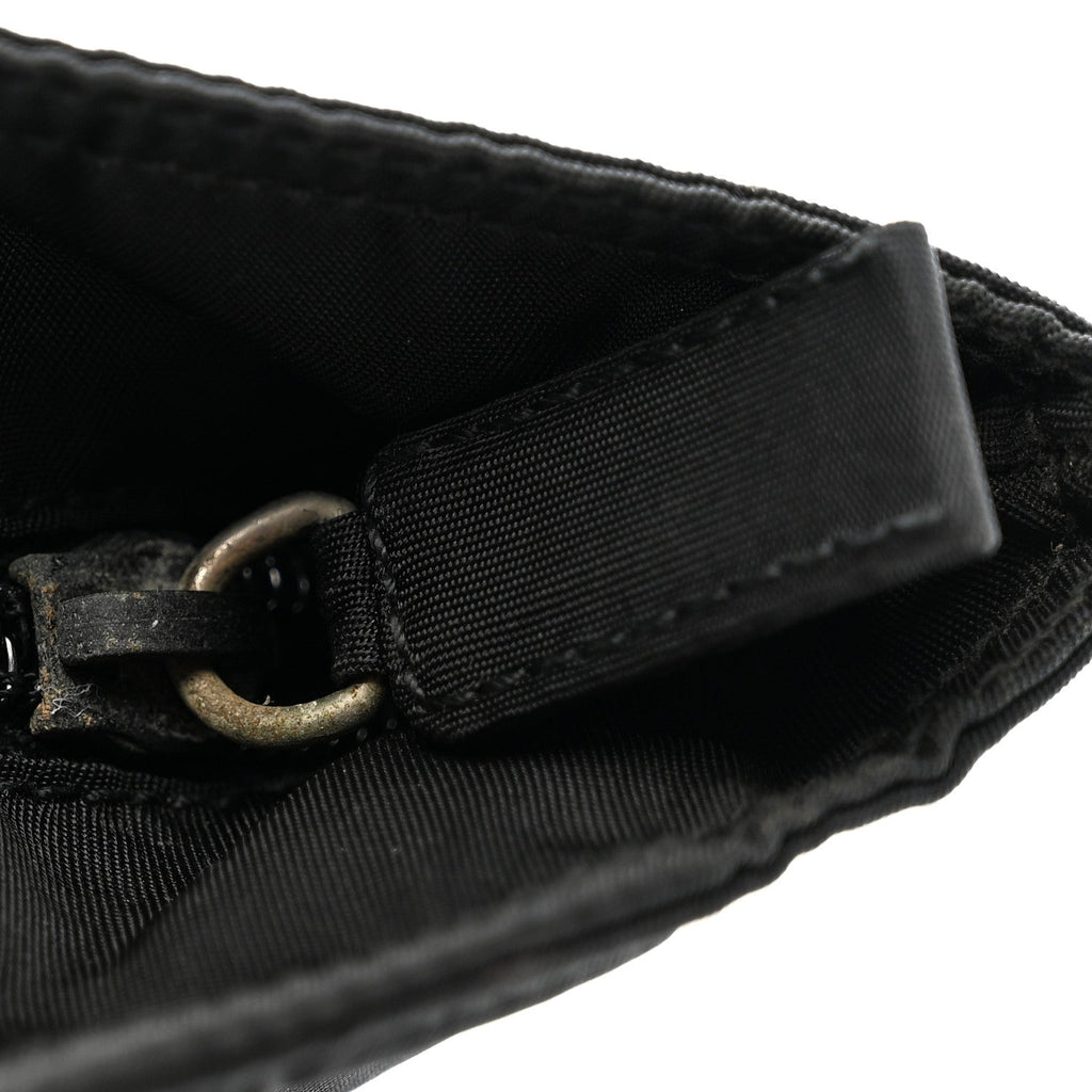 Prada Tessuto Nylon Mini Shopping Tote Black