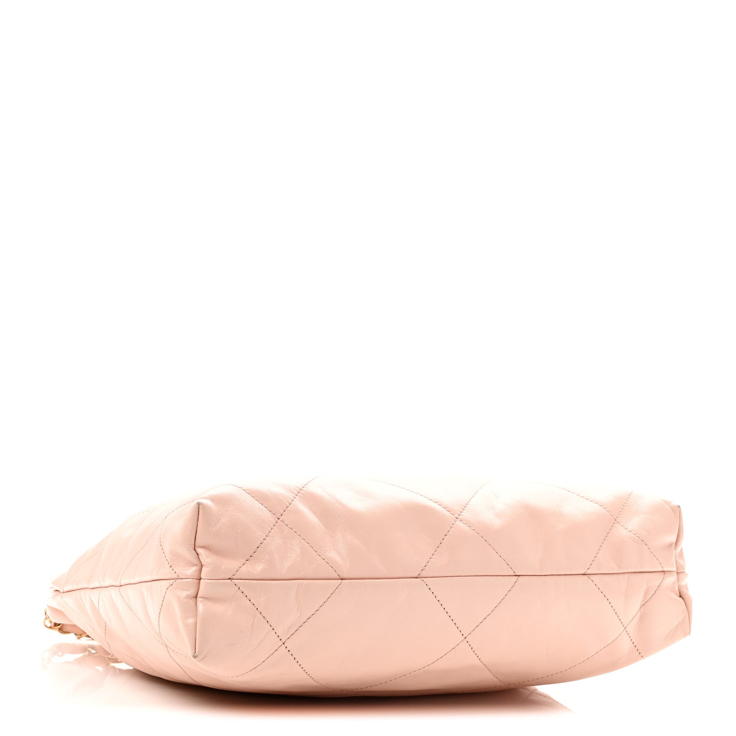 Chanel Shiny Calfskin Quilted Small Chanel 22 Light Pink