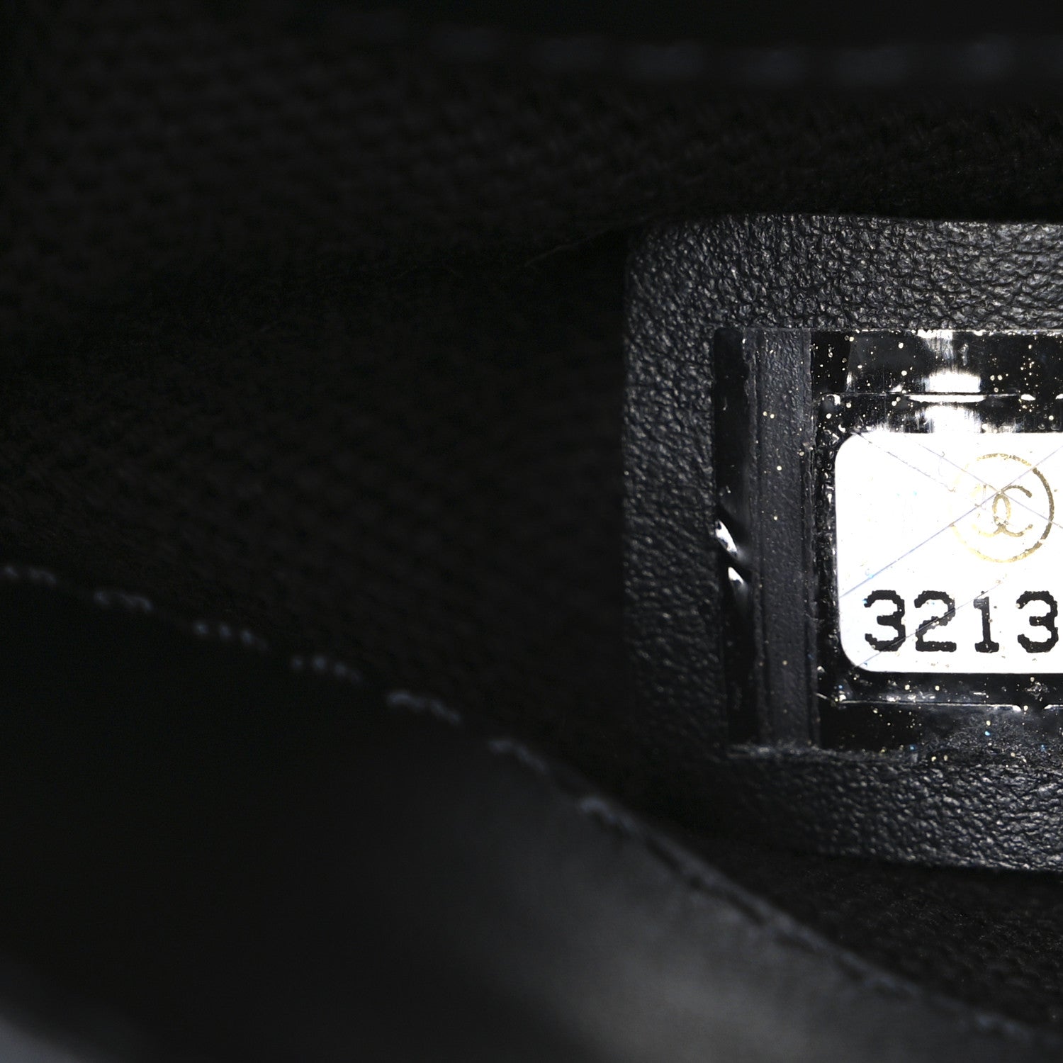 Chanel Calfskin Quilted CC Uniform Flap Belt Bag Black