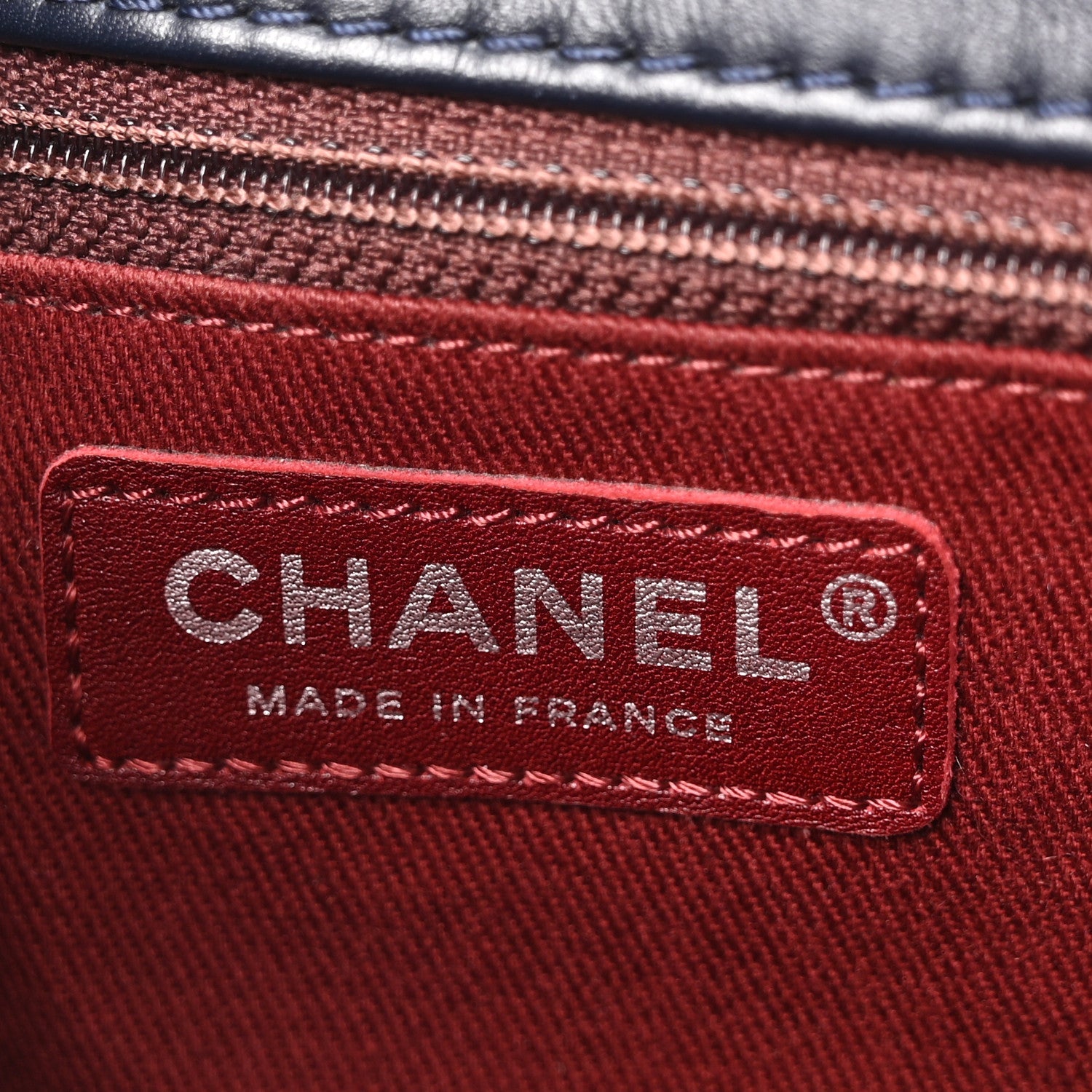 Chanel Patent Quilted Large Coco Shine Shopping Tote Navy