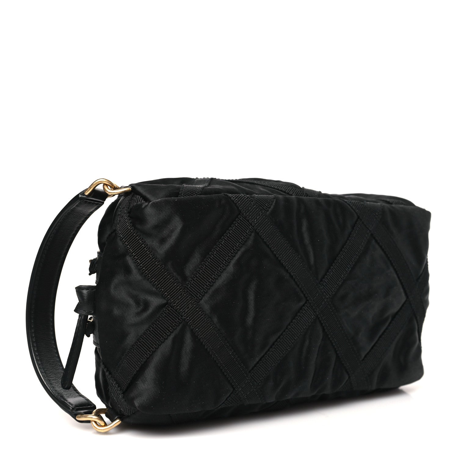 Nylon Grosgrain Lifestyle Pouch Black