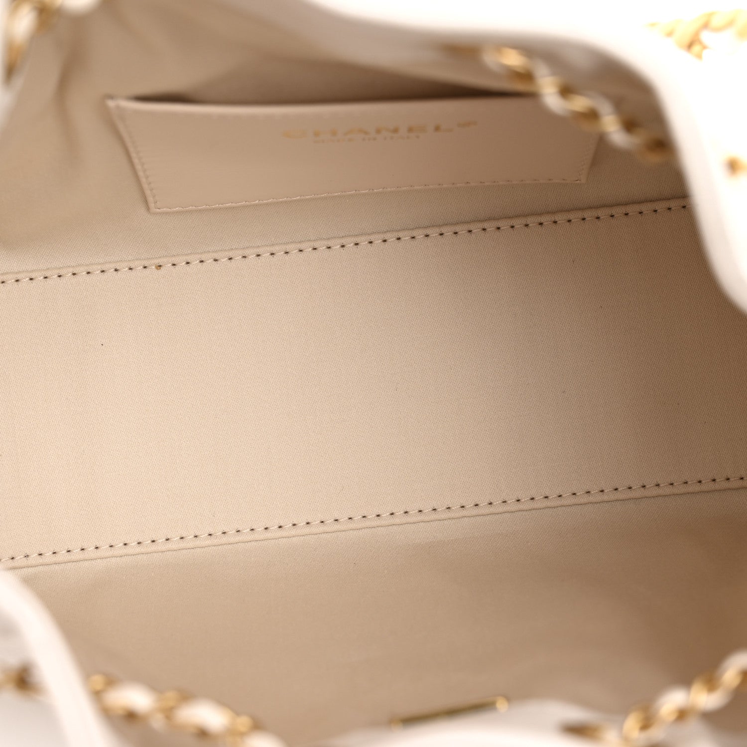 Chanel Caviar Quilted Mini Chanel 25 Handbag White