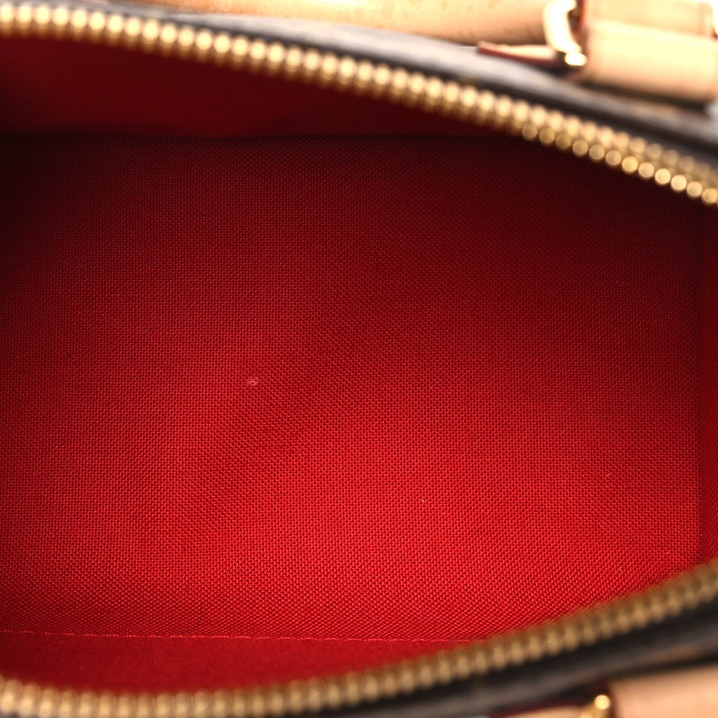 Louis Vuitton Monogram Speedy Bandouliere 20 Beige