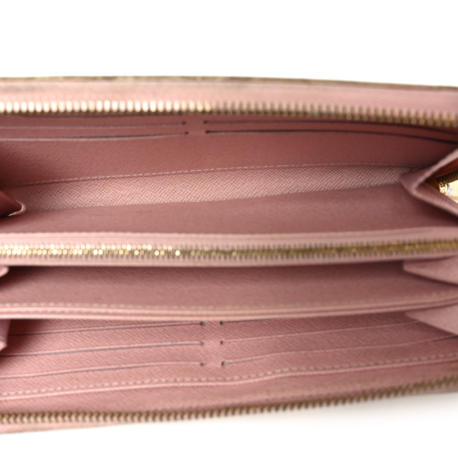 Louis Vuitton Damier Azur Zippy Wallet Rose Ballerine