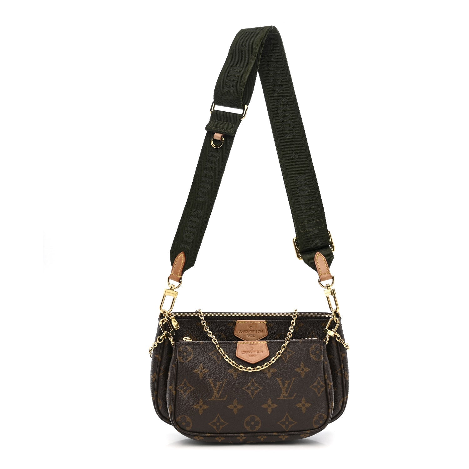 Louis Vuitton Monogram Multi Pochette Accessories Kaki