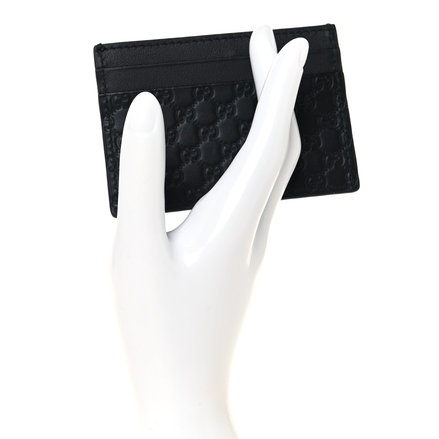 Gucci Microguccissima Card Holder Black