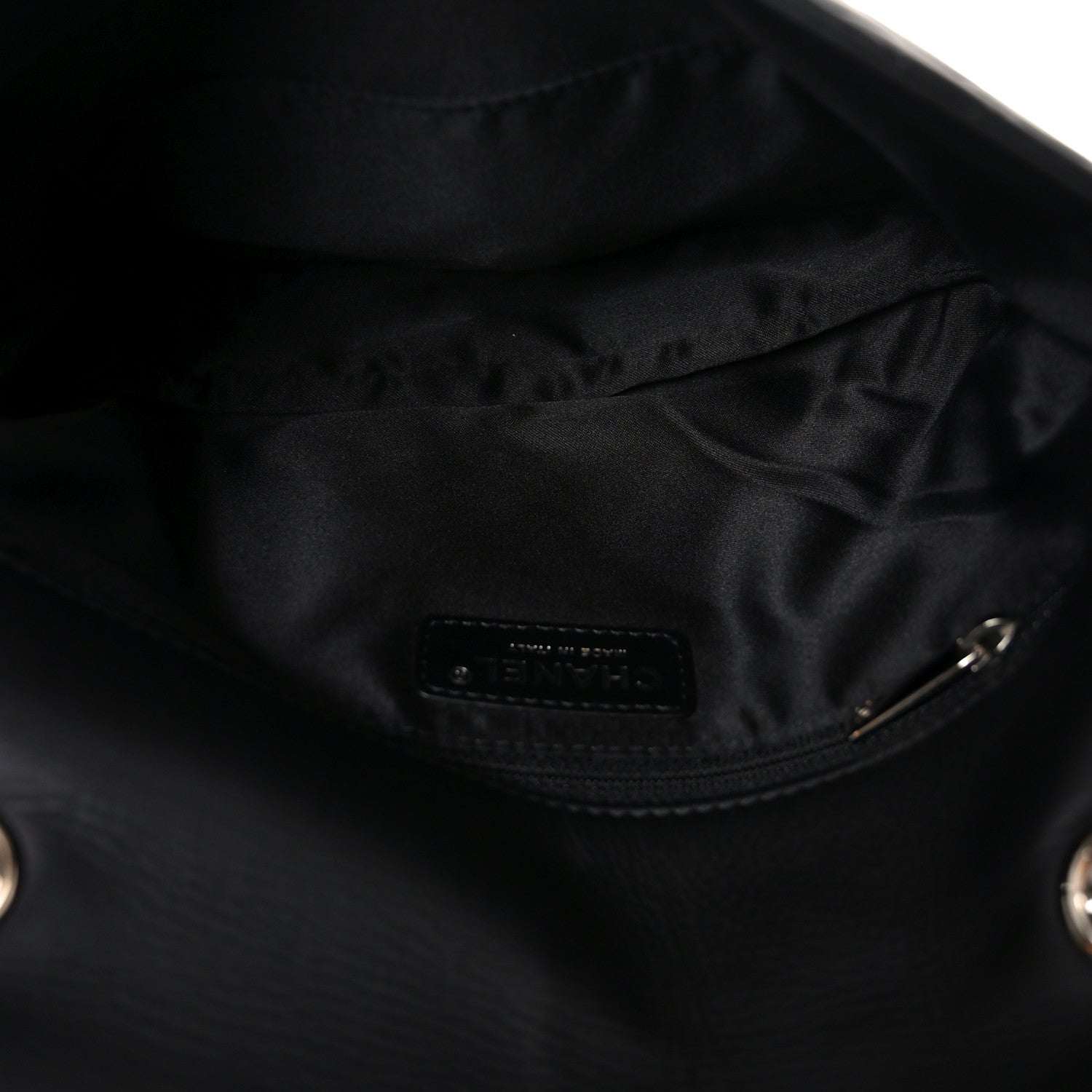 Chanel Lambskin Quilted Jumbo Chanel 3 Flap Bag Black
