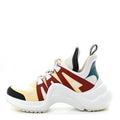 Louis Vuitton Calfskin Technical Nylon LV Archlight Sneakers 40.5 Terracotta