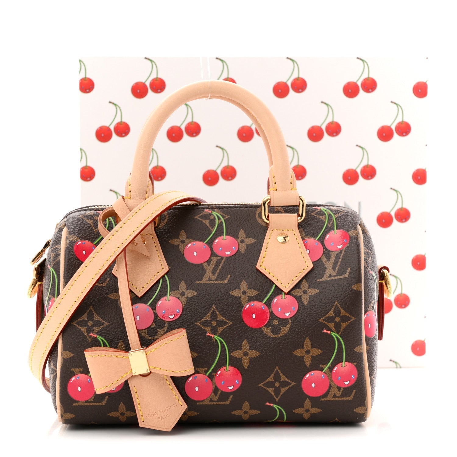 Louis Vuitton LV X TM Monogram Cerises Speedy Bandouliere 20