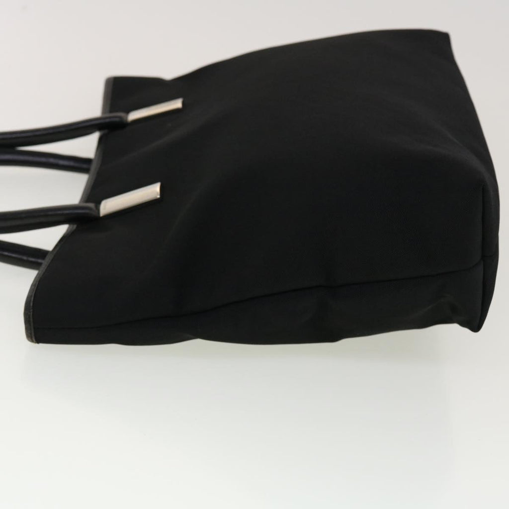 GUCCI Shoulder Bag Nylon Leather Black  45027