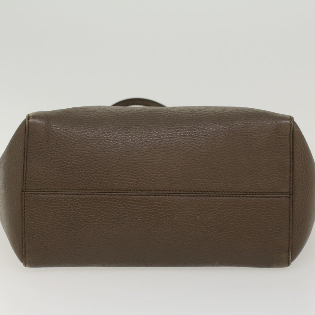 GUCCI Shoulder Bag Leather Gray 354408  45056